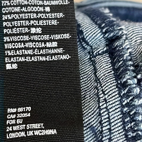 Free People Eva Lace Up Bootcut Jeans in Baltic Blue - NEW - Size 26 - Picture 10 of 10